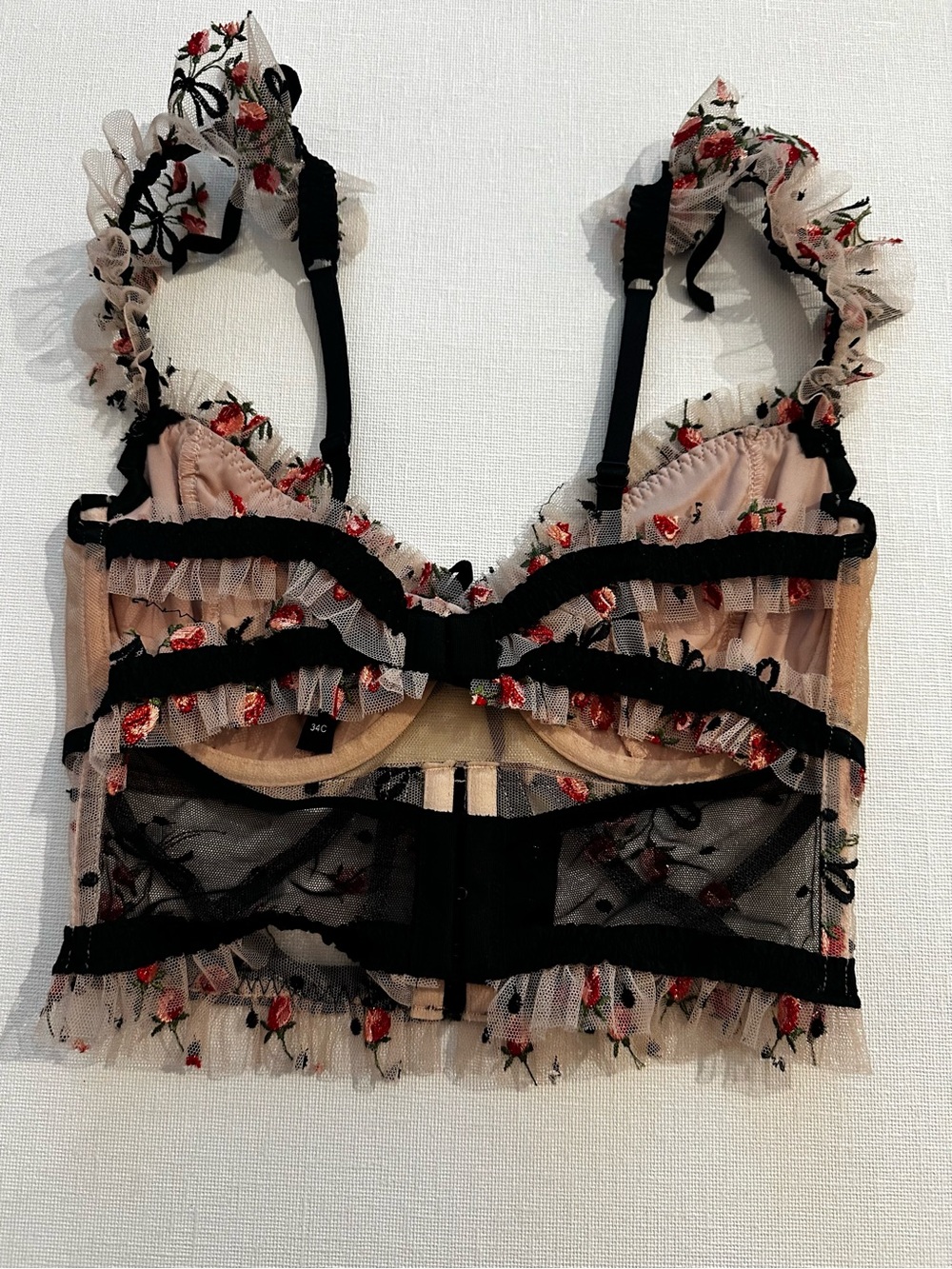 NWT For Love & Lemons Kendra Corset Bustier Top 🍒 - Picture 6 of 7